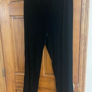 Black Velvet Pants, 1X-2X